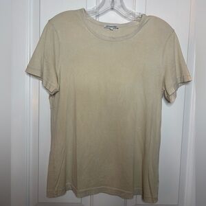 EUC Cotton Citizen Women’s Standard Crew Neck Tee in Vintage Oatmeal sz M